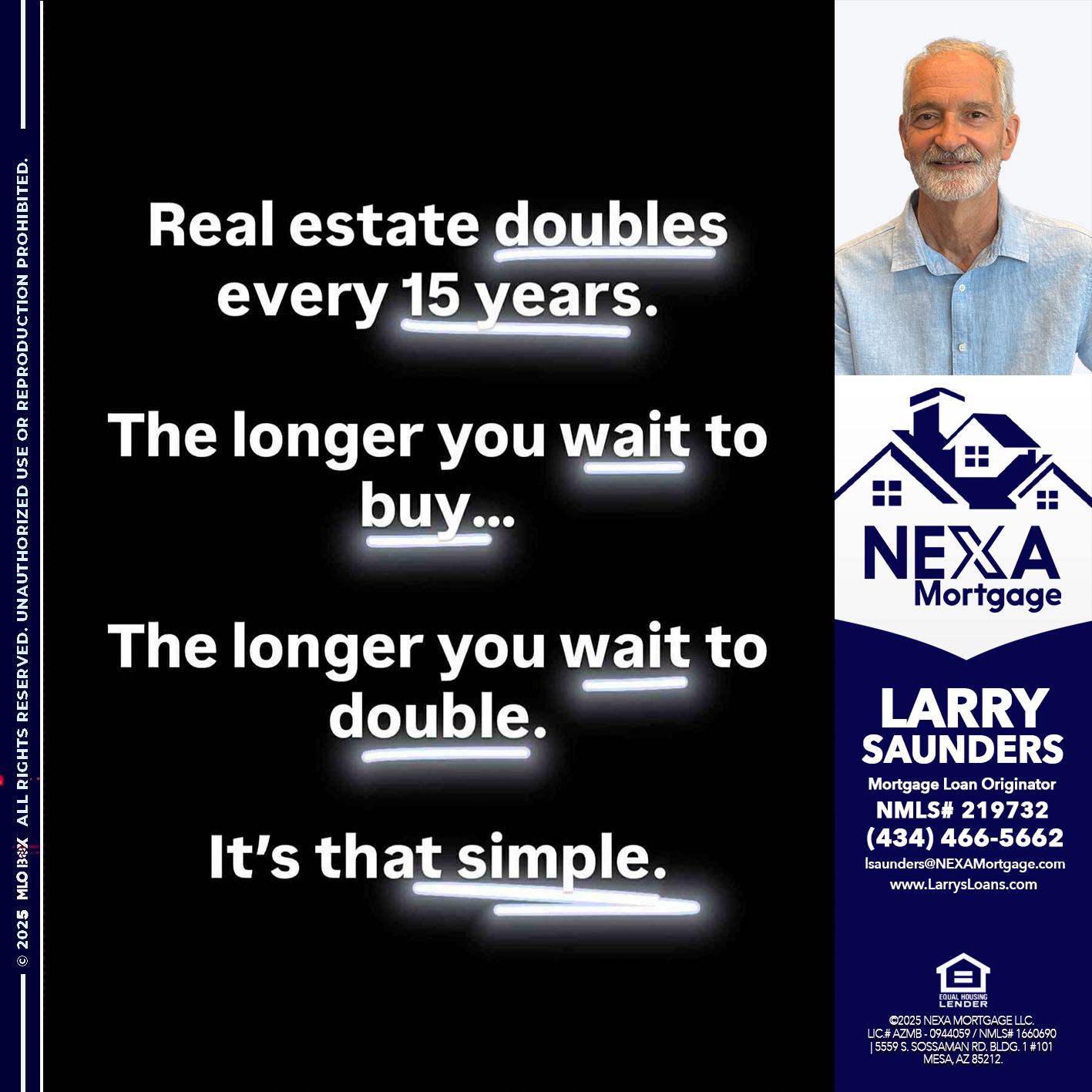 REAL ESTATE - Larry Saunders -Mortgage Loan Originator