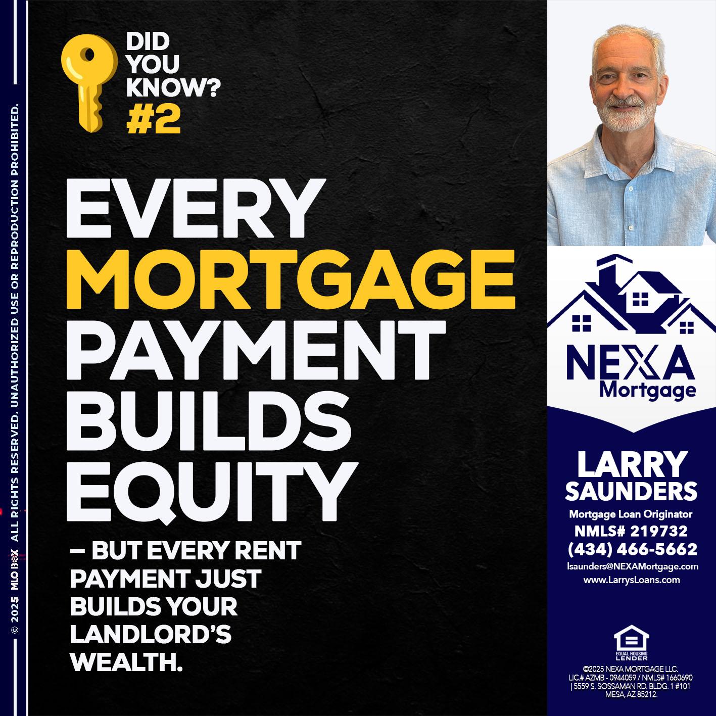 DID YOU KNOW? - Larry Saunders -Mortgage Loan Originator