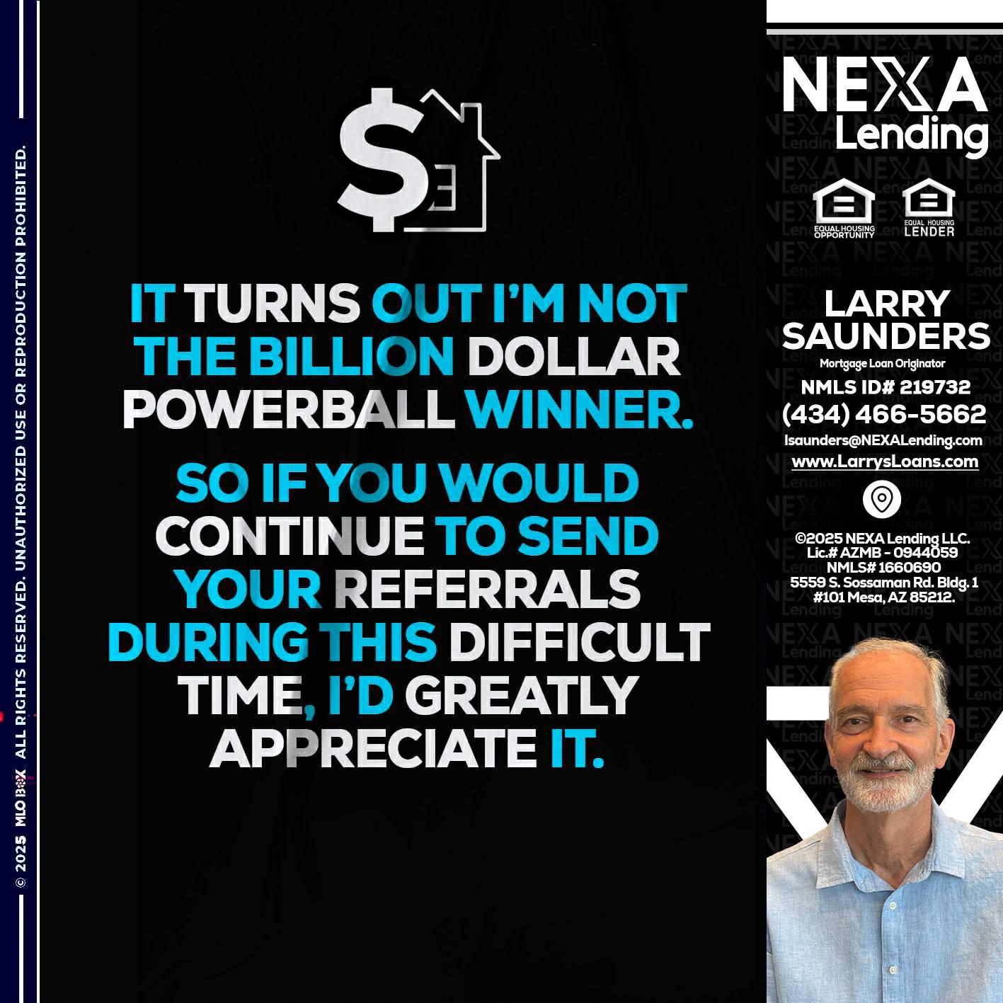 IT TURNS - Larry Saunders -Mortgage Loan Originator