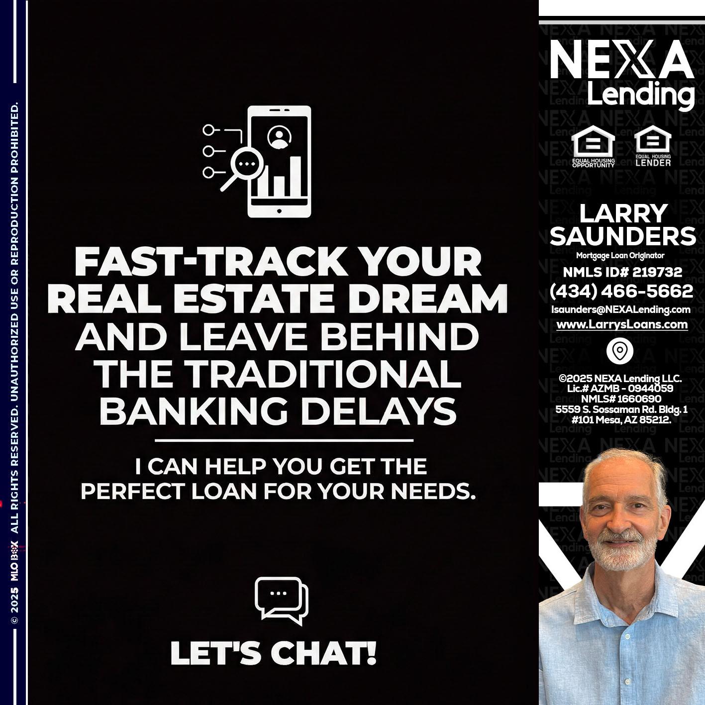 FAST TRACK - Larry Saunders -Mortgage Loan Originator