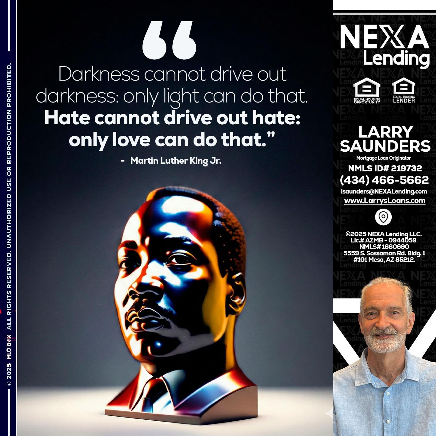 MLK 2026 - Larry Saunders -Mortgage Loan Originator