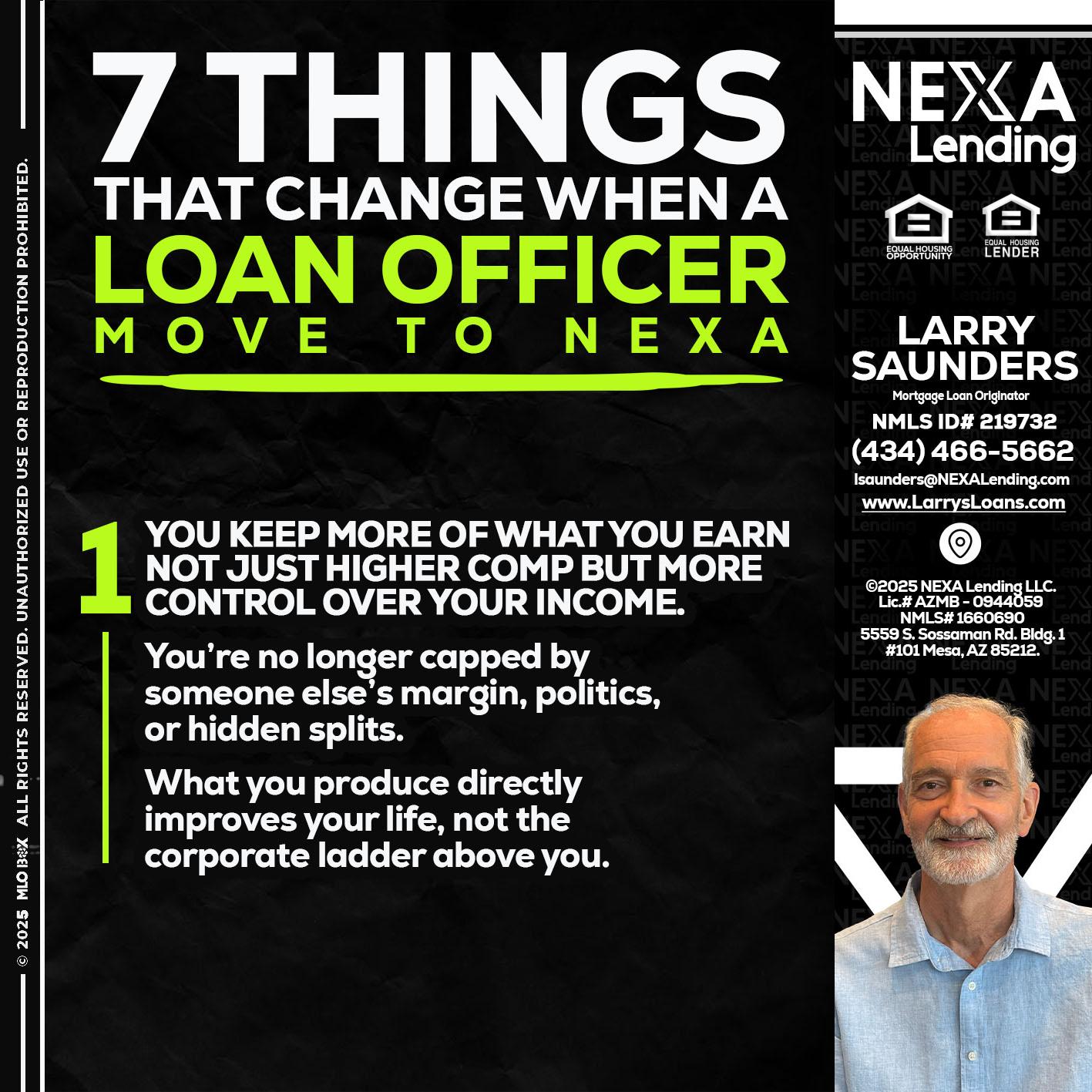 7 THINGS (1) - Larry Saunders -Mortgage Loan Originator