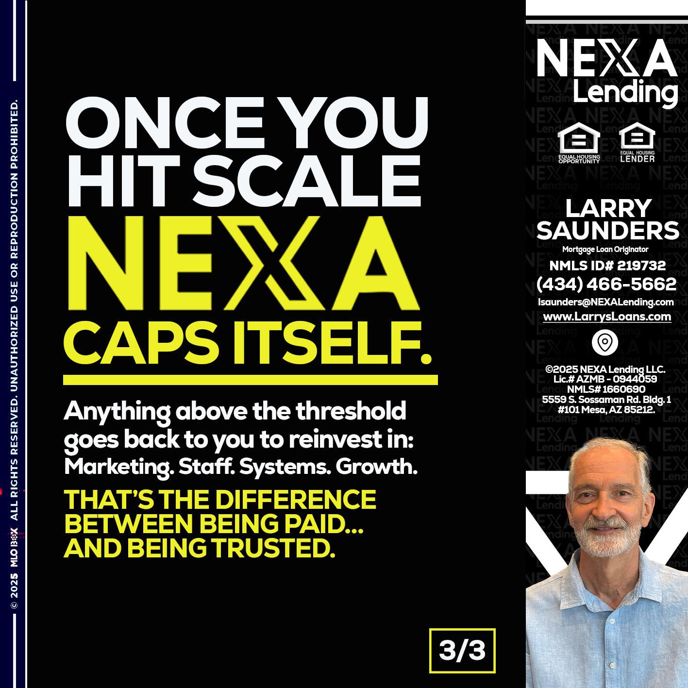 3 OF 3 - Larry Saunders -Mortgage Loan Originator