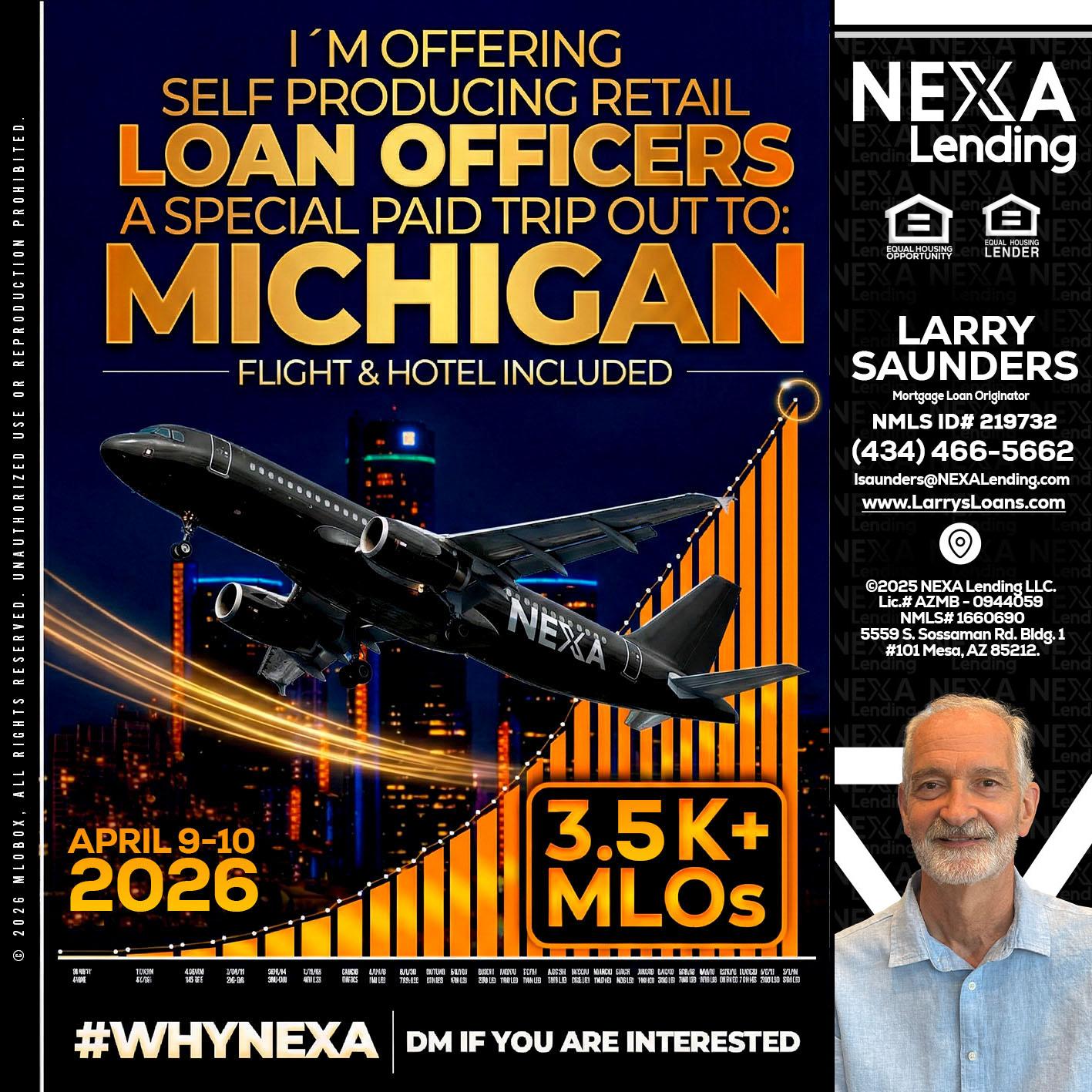 3.5K - Larry Saunders -Mortgage Loan Originator